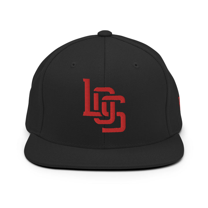 "LOS" Wool Blend Snapback | E Luna Brand ESSENTIAL | 2 Red Thread Logos