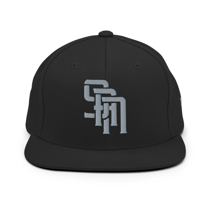 "SAN" Wool Blend Snapback | E Luna Brand SELECT | 3 Grey Thread Logos | 3D Puff Edition