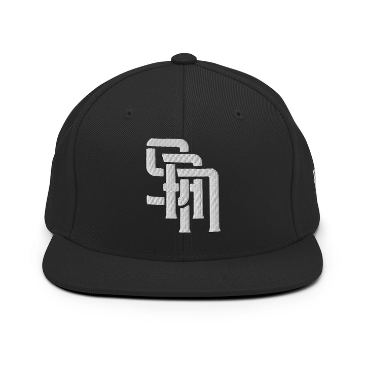 "SAN" Wool Blend Snapback | E Luna Brand SELECT | 3 White Thread Logos | 3D Puff Edition