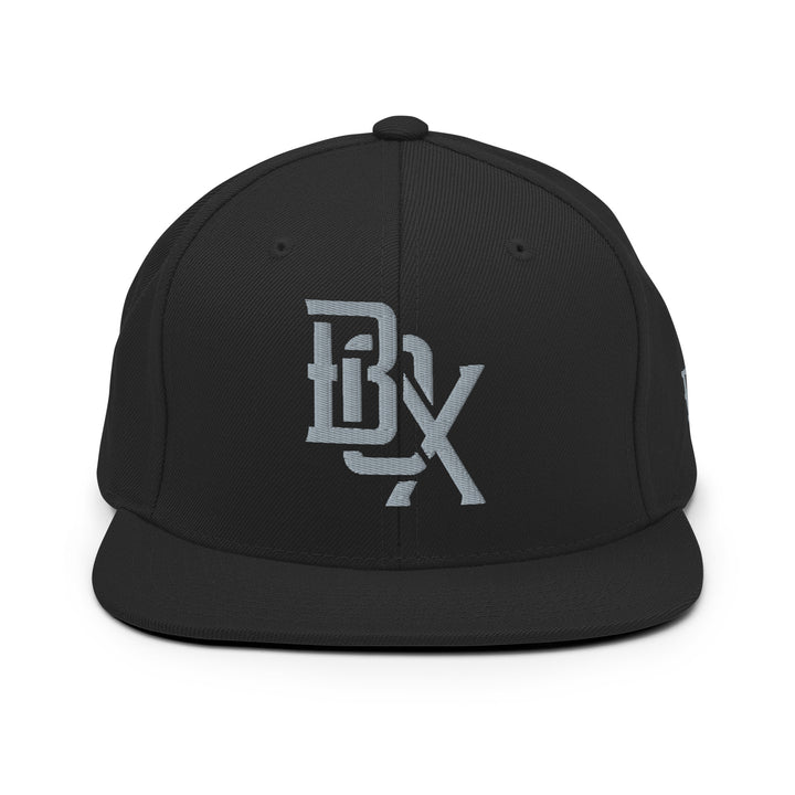 "BOX" Wool Blend Snapback | E Luna Brand ESSENTIAL | 2 Grey Thread Logos