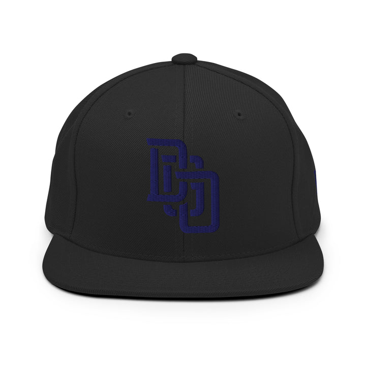 "DGO" Wool Blend Snapback | E Luna Brand SELECT | 3 Navy Thread Logos | 3D Puff Edition