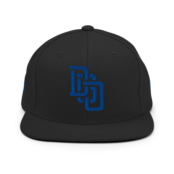 "DGO" Wool Blend Snapback | E Luna Brand PREMIUM | 4 Royal Thread Logos | 3D Puff Edition