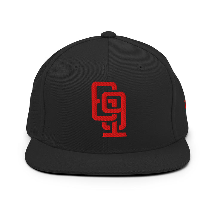 "619" Wool Blend Snapback | E Luna Brand SELECT | 3 Red Thread Logos | 3D Puff Edition