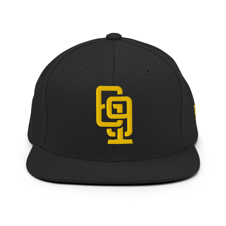 "619" Wool Blend Snapback | E Luna Brand SELECT | 3 Gold Thread Logos | 3D Puff Edition