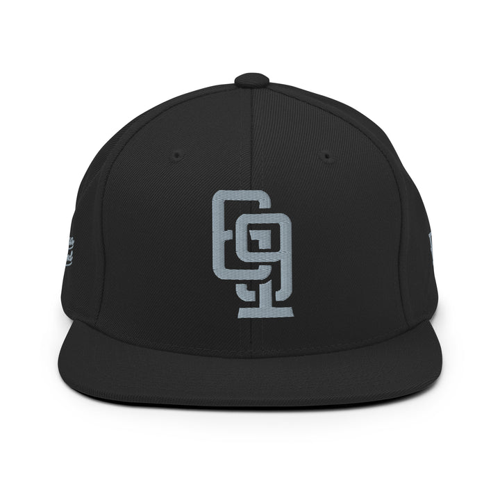 "619" Wool Blend Snapback | E Luna Brand PREMIUM | 4 Grey Thread Logos | 3D Puff Edition