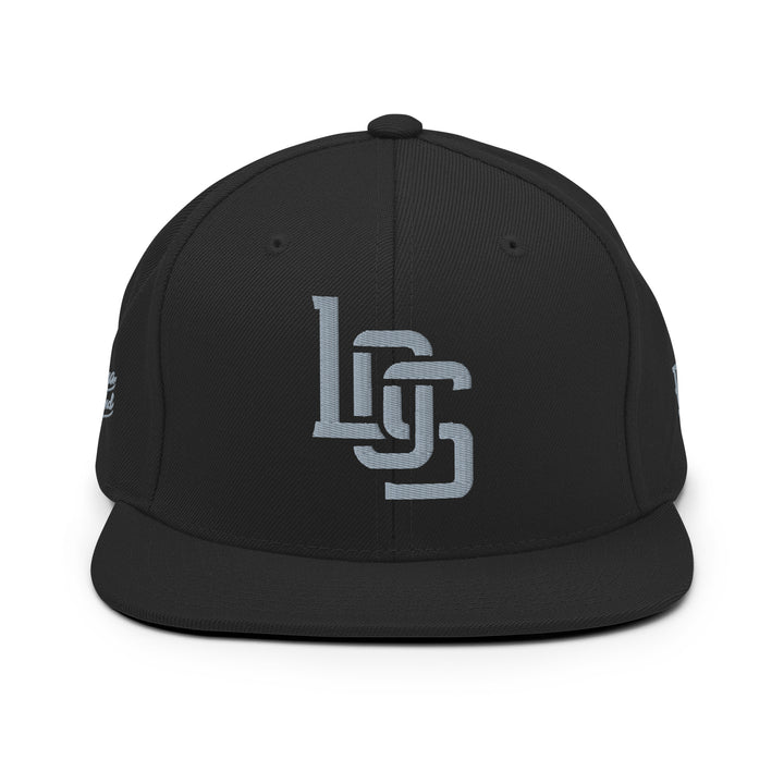 "LOS" Wool Blend Snapback | E Luna Brand PREMIUM | 4 Grey Thread Logos [3D Puff Edition]