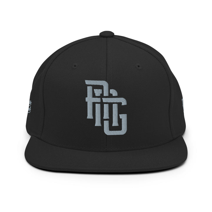 "ANG" Wool Blend Snapback | E Luna Brand PREMIUM | 4 Grey Thread Logos [3D Puff Edition]