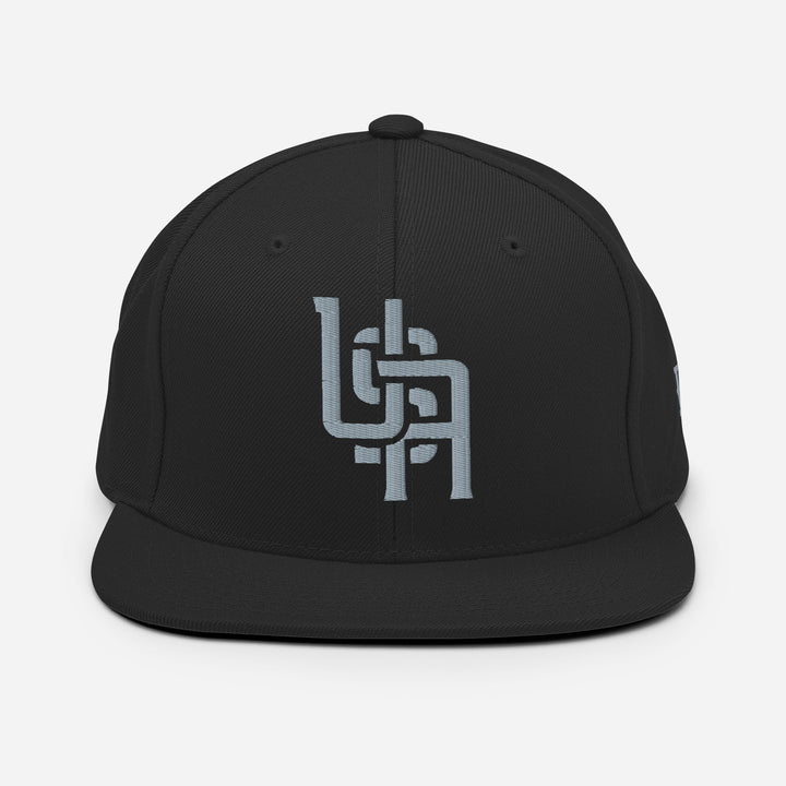 "USA" Wool Blend Snapback | E Luna Brand ESSENTIAL | 2 Grey Thread Logos