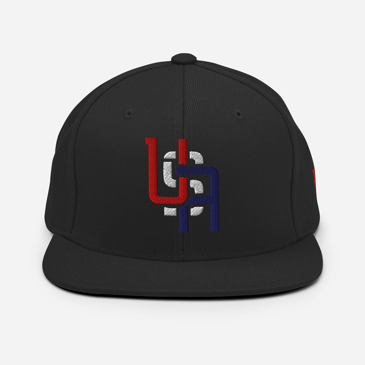 United States "USA" SELECT Wool Blend Snapback — front view