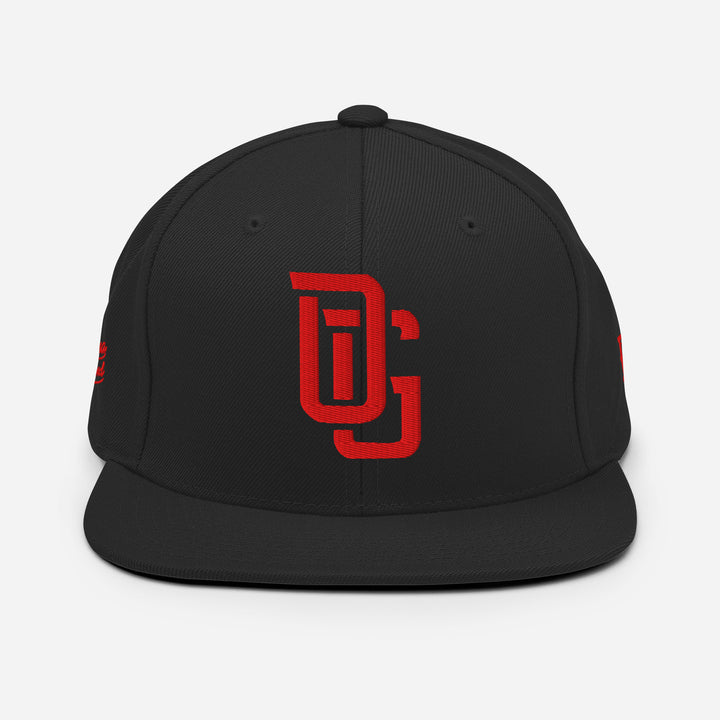 "OG" Wool Blend Snapback | E Luna Brand PREMIUM | 4 Red Thread Logos | 3D Puff Edition