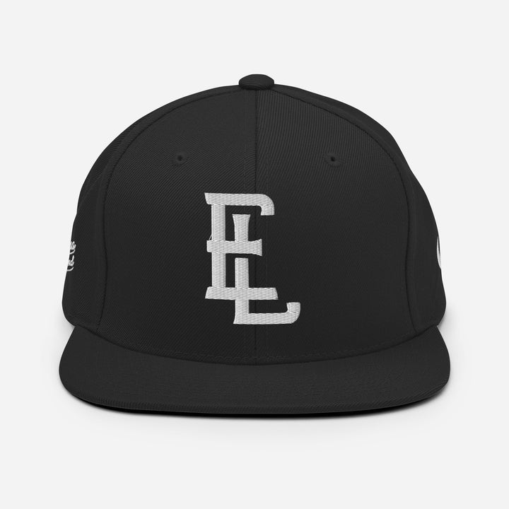 E Luna Brand "EL" PREMIUM Wool Blend Snapback — front view