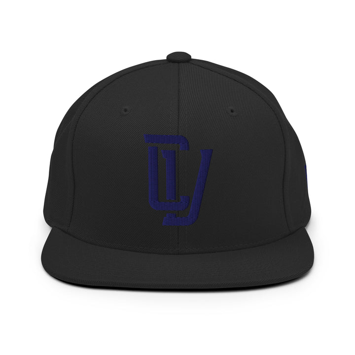 "CV" Wool Blend Snapback | E Luna Brand SELECT | 3 Navy Thread Logos | 3D Puff Edition