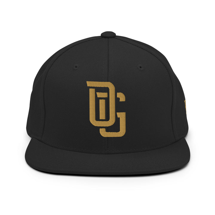 "OG" Wool Blend Snapback | E Luna Brand ESSENTIAL | 2 Old Gold Thread Logos