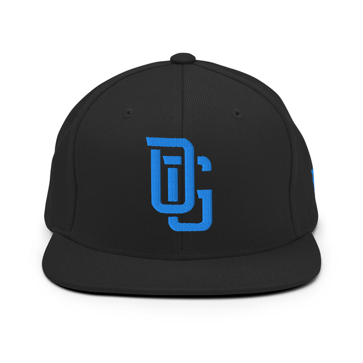 "OG" Wool Blend Snapback | E Luna Brand ESSENTIAL | 2 Aqua/Teal Thread Logos
