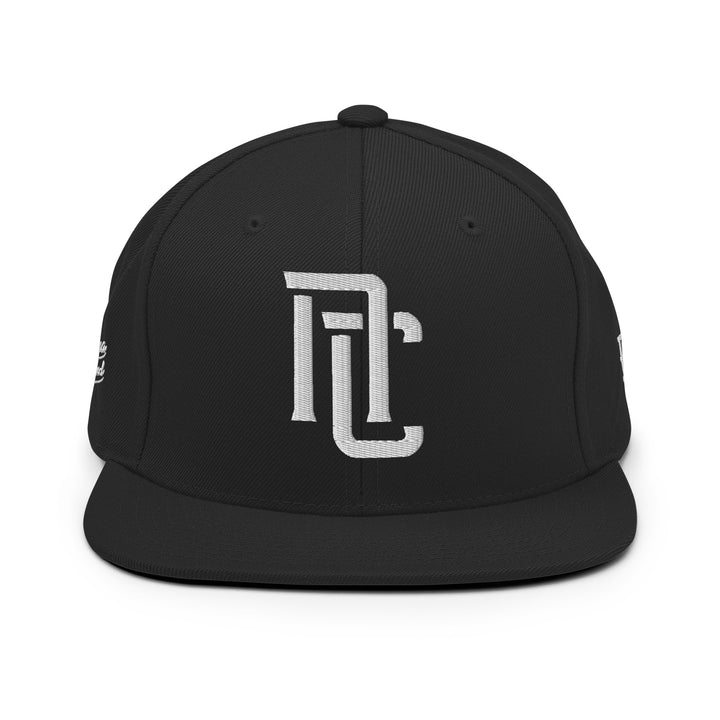 "NC" Wool Blend Snapback | E Luna Brand PREMIUM | 4 White Thread Logos | 3D Puff Edition
