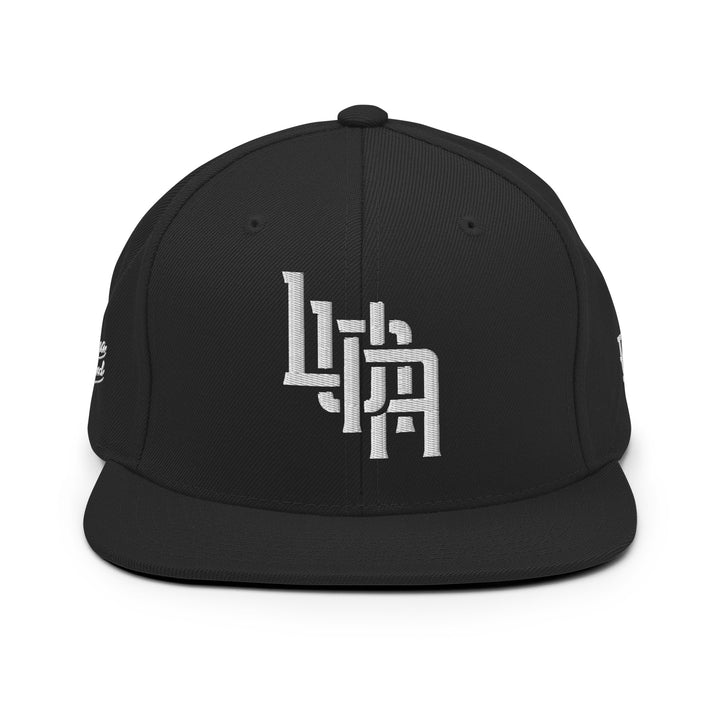 E Luna Brand "LUNA" PREMIUM Wool Blend Snapback — front view