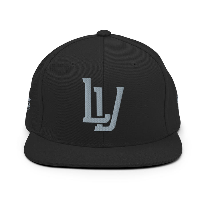 "LV" Wool Blend Snapback | E Luna Brand PREMIUM | 4 Grey Thread Logos | 3D Puff Edition