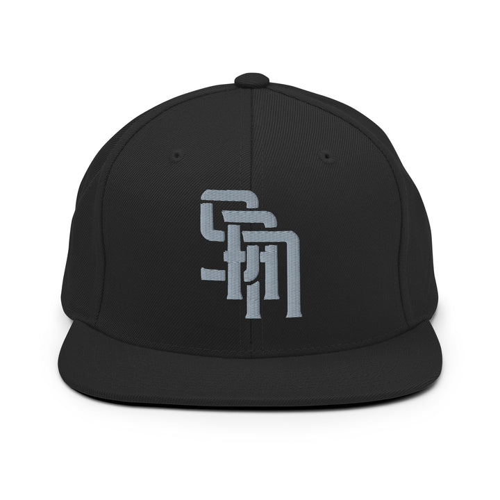 "SAN" Wool Blend Snapback | E Luna Brand CLASSIC | 1 Grey Thread Logo | 3D Puff Edition