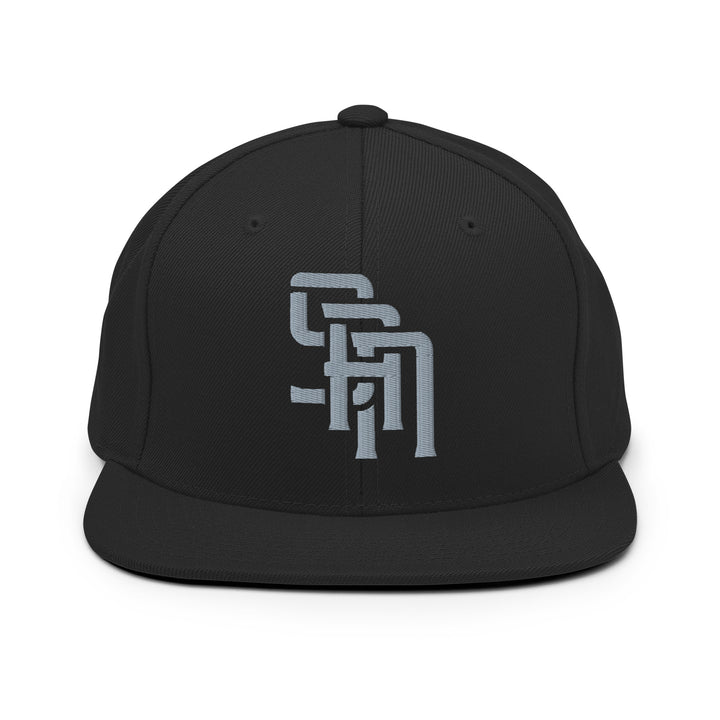 "SAN" 2.0 Wool Blend Snapback | E Luna Brand CLASSIC | 1 Grey Thread Logo | 3D Puff Edition