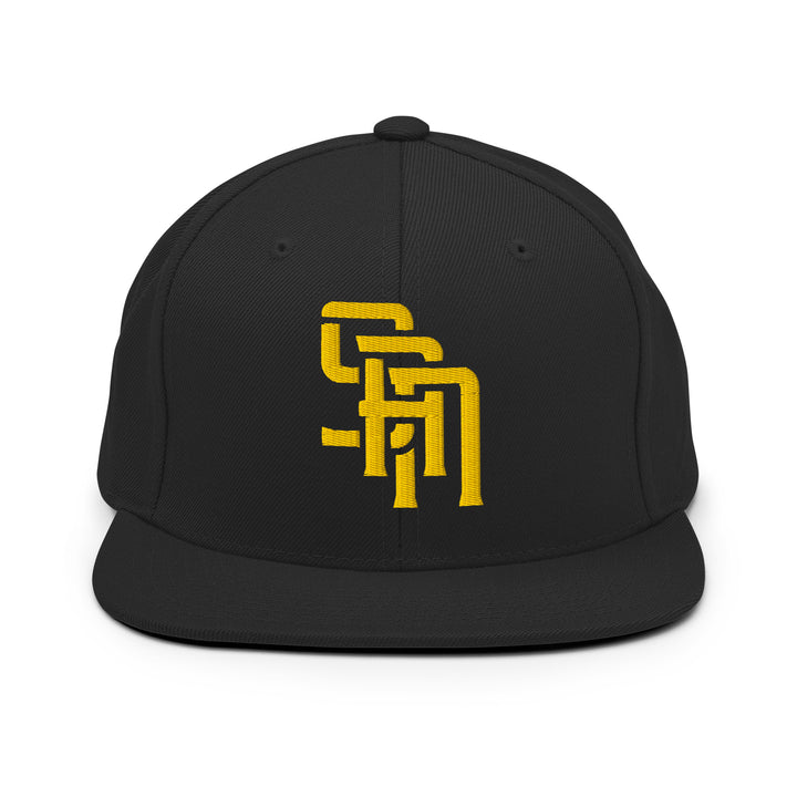 "SAN" 2.0 Wool Blend Snapback | E Luna Brand CLASSIC | 1 Gold Thread Logo | 3D Puff Edition