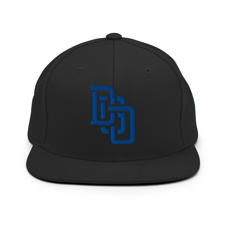 "DGO" Wool Blend Snapback | E Luna Brand ESSENTIAL | 2 Royal Thread Logos | 3D Puff Edition