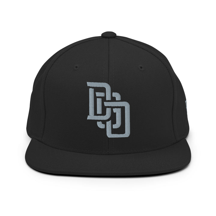"DGO" Wool Blend Snapback | E Luna Brand ESSENTIAL | 2 Grey Thread Logos | 3D Puff Edition