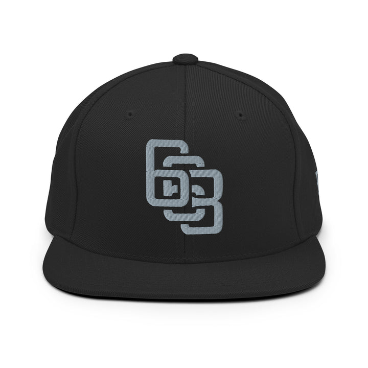 "663" Wool Blend Snapback | E Luna Brand SELECT | 3 Grey Thread Logos | 3D Puff Edition
