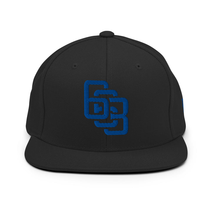 "663" Wool Blend Snapback | E Luna Brand SELECT | 3 Royal Thread Logos | 3D Puff Edition
