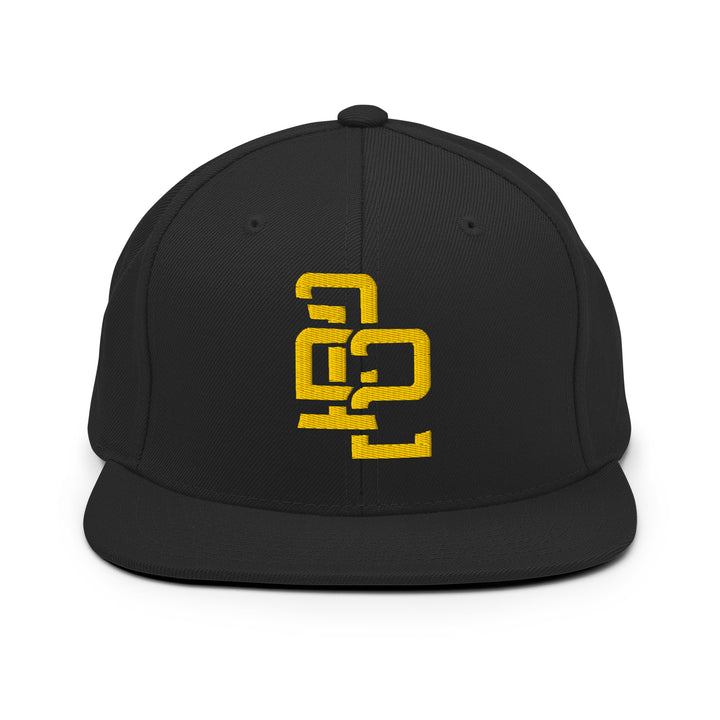 "212" Wool Blend Snapback | E Luna Brand CLASSIC | 1 Gold Thread Logo | 3D Puff Edition