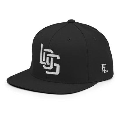 "LOS" Wool Blend Snapback | E Luna Brand ESSENTIAL | 2 White Thread Logos