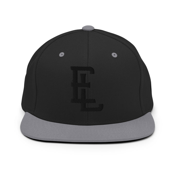 "EL" Wool Blend Snapback | E Luna Brand SELECT | 3 Black Thread Logos | 3D Puff Edition