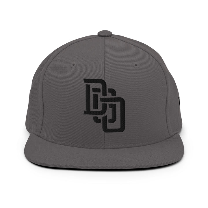 "DGO" Wool Blend Snapback | E Luna Brand ESSENTIAL | 2 Black Thread Logos | 3D Puff Edition