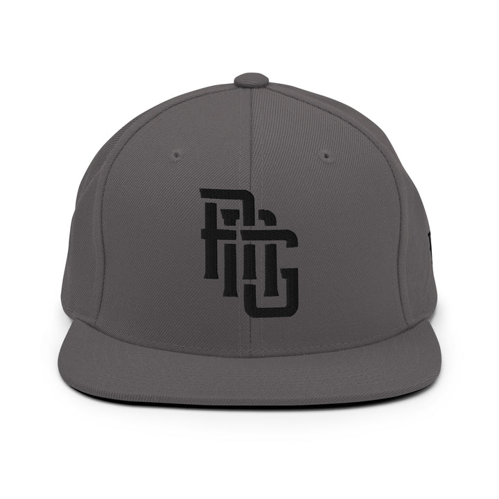 "ANG" Wool Blend Snapback | E Luna Brand ESSENTIAL | 2 Black Thread Logos