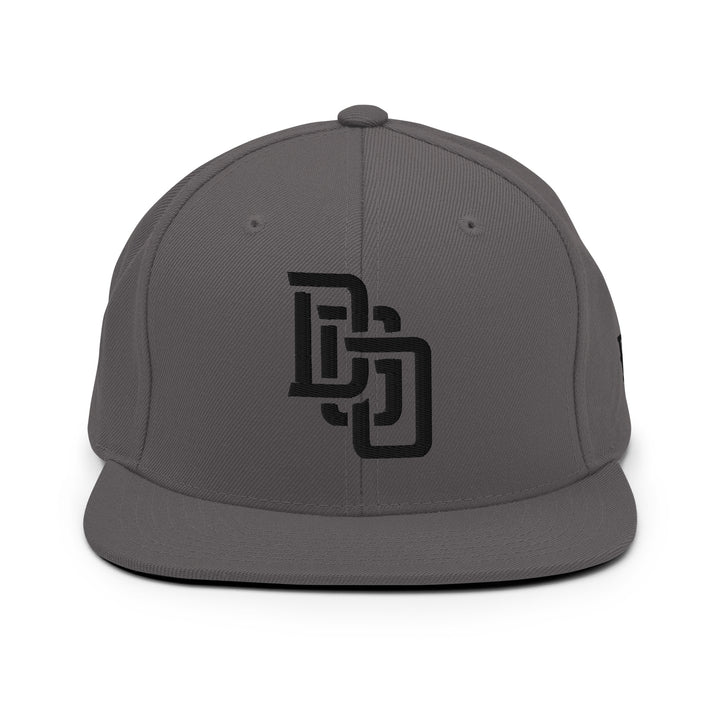 "DGO" Wool Blend Snapback | E Luna Brand SELECT | 3 Black Thread Logos | 3D Puff Edition