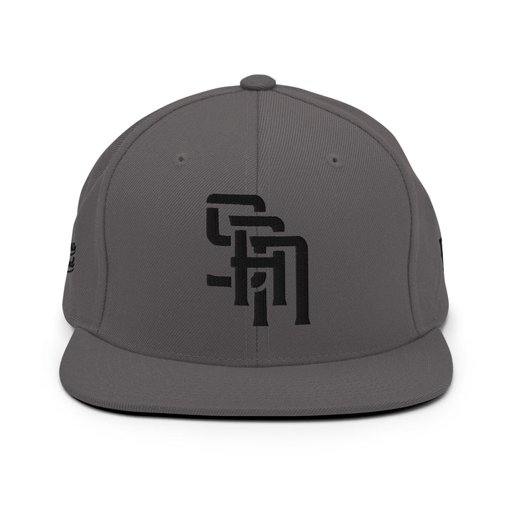 "SAN" 2.0 Wool Blend Snapback | E Luna Brand PREMIUM | 4 Black Thread Logos | 3D Puff Edition