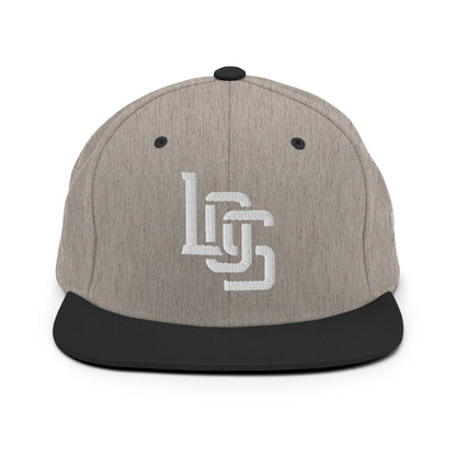 "LOS" Wool Blend Snapback | E Luna Brand ESSENTIAL | 2 White Thread Logos