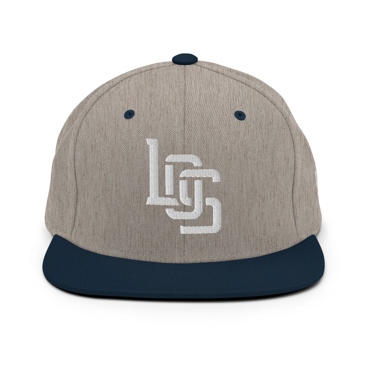 "LOS" Wool Blend Snapback | E Luna Brand ESSENTIAL | 2 White Thread Logos