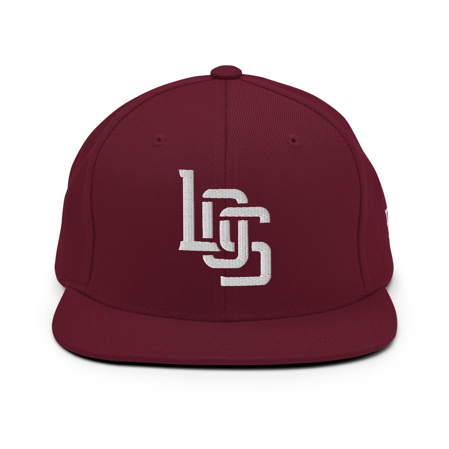 "LOS" Wool Blend Snapback | E Luna Brand ESSENTIAL | 2 White Thread Logos