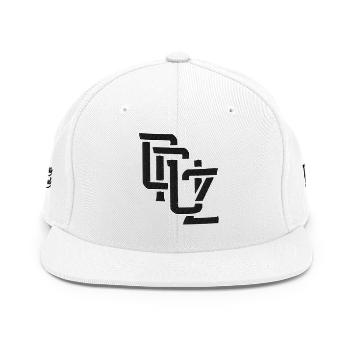 "CRUZ" Wool Blend Snapback | E Luna Brand PREMIUM | 4 Black Thread Logos | 3D Puff Edition