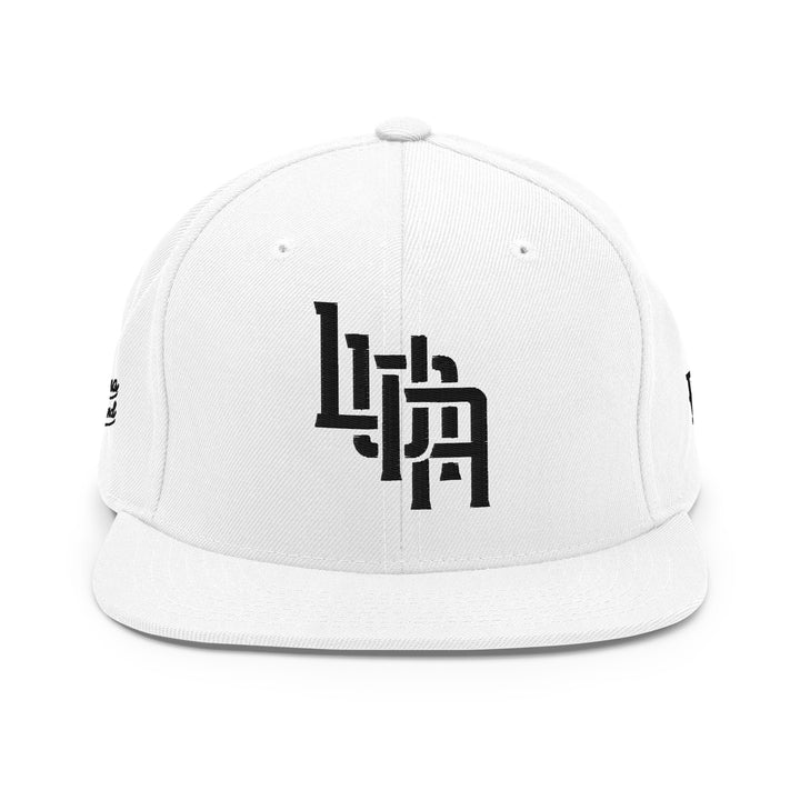"LUNA" Wool Blend Snapback | E Luna Brand PREMIUM | 4 Black Thread Logos | 3D Puff Edition
