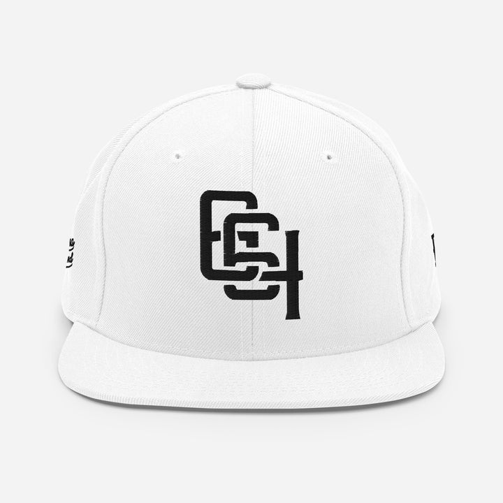 "664" Wool Blend Snapback | E Luna Brand PREMIUM | 4 Black Thread Logos | 3D Puff Edition