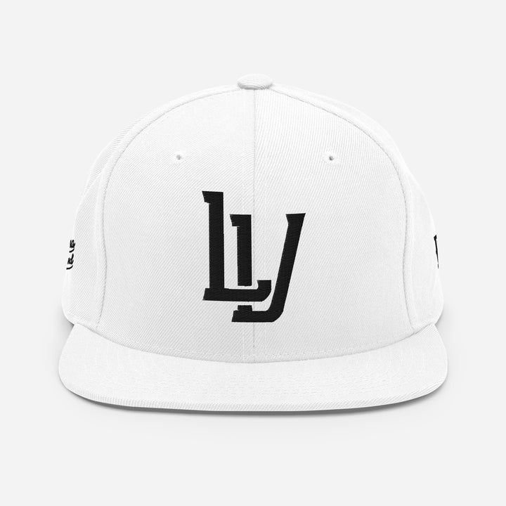 "LV" Wool Blend Snapback | E Luna Brand PREMIUM | 4 Black Thread Logos | 3D Puff Edition