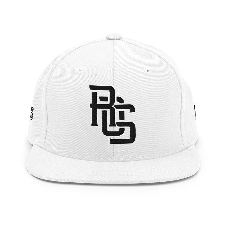 "ROS" Wool Blend Snapback | E Luna Brand PREMIUM | 4 Black Thread Logos | 3D Puff Edition