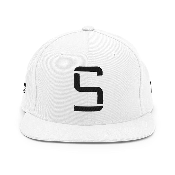 "S" Wool Blend Snapback | E Luna Brand PREMIUM | 4 Black Thread Logos | 3D Puff Edition