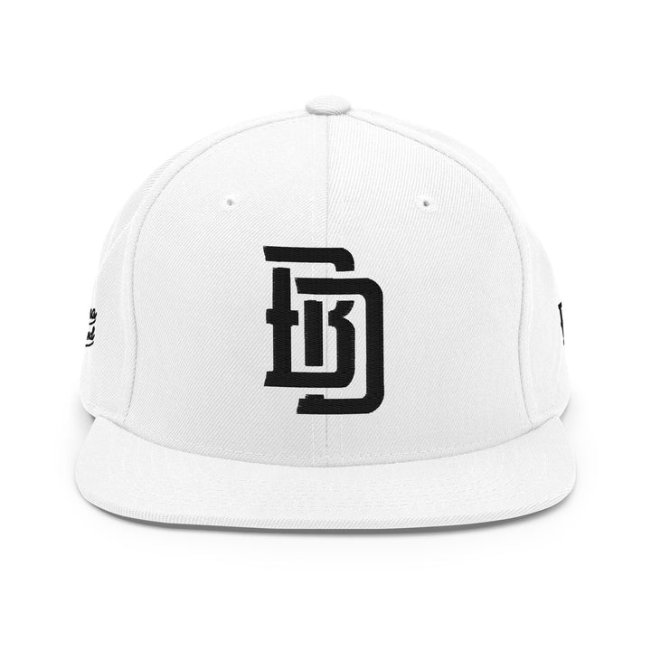 "BD" 2.0 Wool Blend Snapback | E Luna Brand PREMIUM | 4 Black Thread Logos | 3D Puff Edition