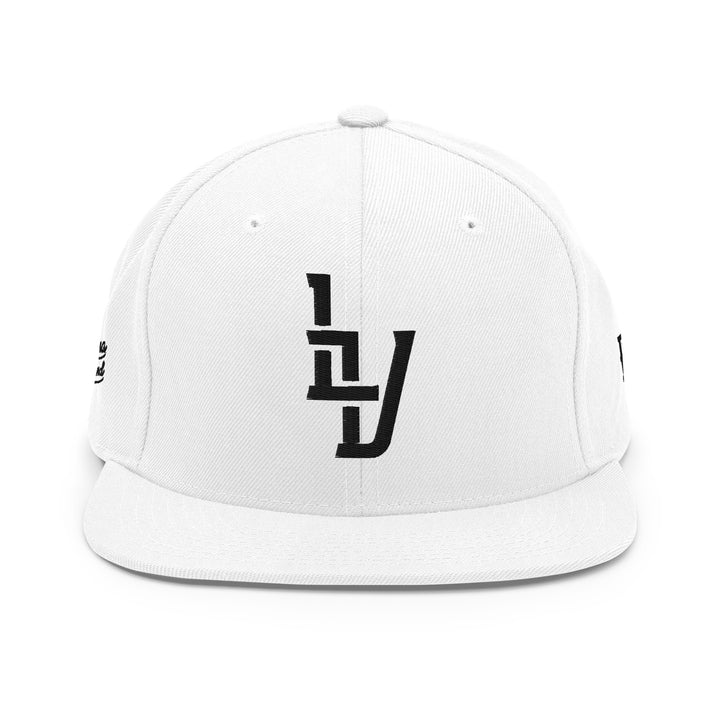 "LV" Wool Blend Snapback | E Luna Brand PREMIUM | 4 Black Thread Logos | 3D Puff Edition