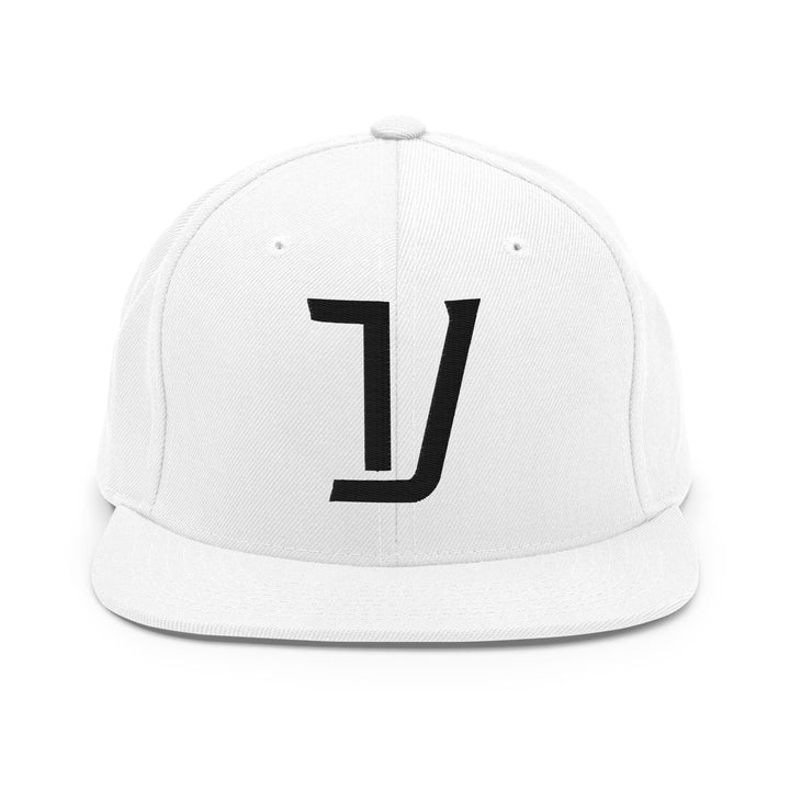 "V" Wool Blend Snapback | E Luna Brand CLASSIC | 1 Black Thread Logo | 3D Puff Edition