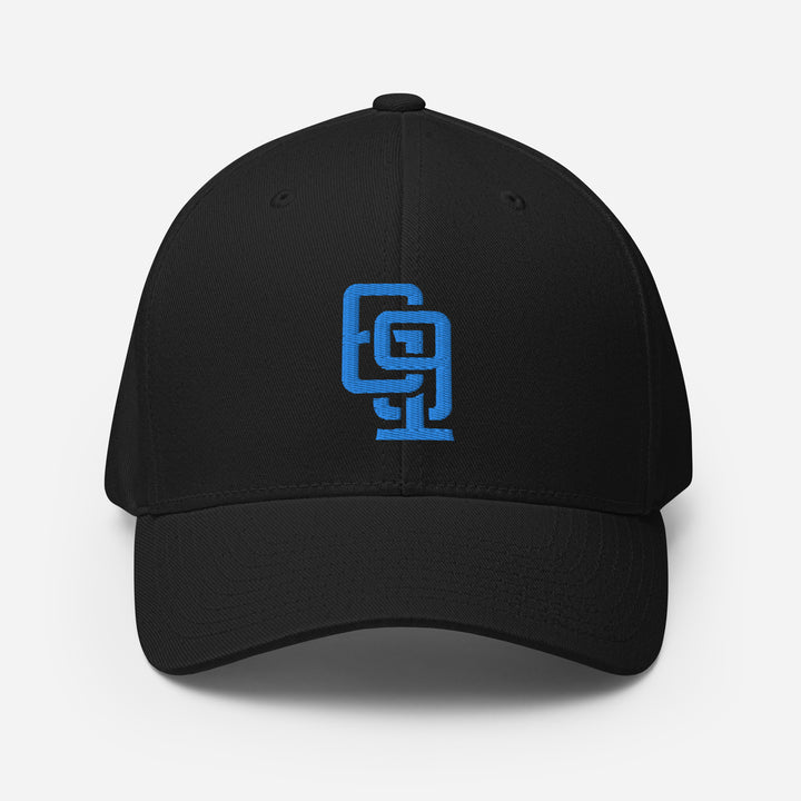 "619" Structured Twill Cap | E Luna Brand SELECT | 3 Aqua/Teal Thread Logos | 3D Puff Edition