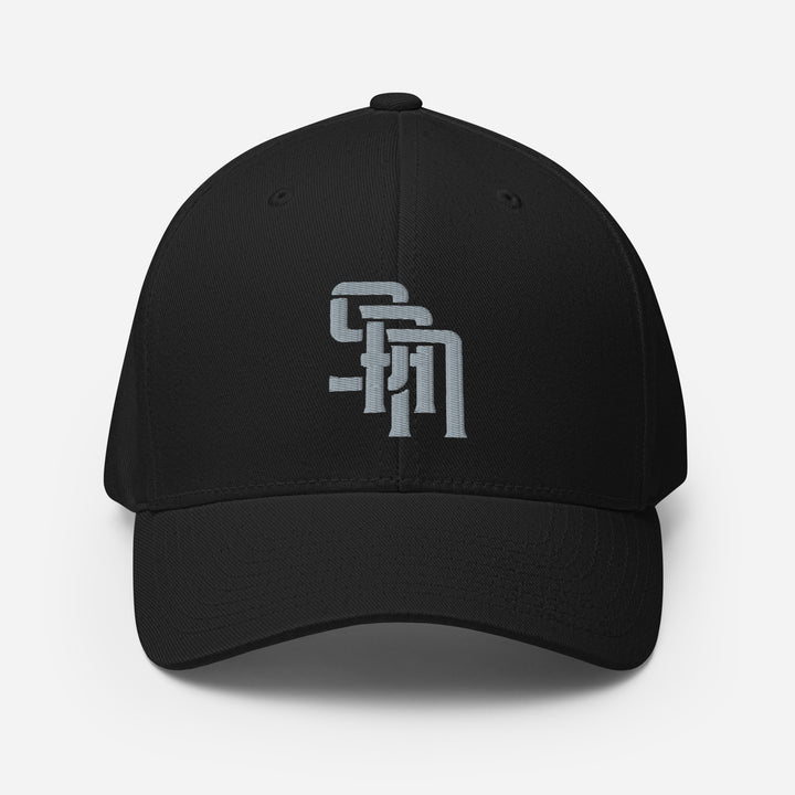 "SAN" Structured Twill Cap | E Luna Brand SELECT | 3 Grey Thread Logos | 3D Puff Edition