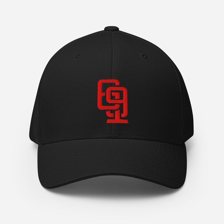 "619" Structured Twill Cap | E Luna Brand PREMIUM | 4 Red Thread Logos | 3D Puff Edition
